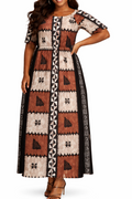 Tapa inspired dress