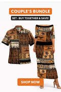 Brown Ngatu - Couples Matching Set